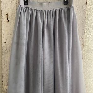Agnes & Dora Gray Tulle Skirt